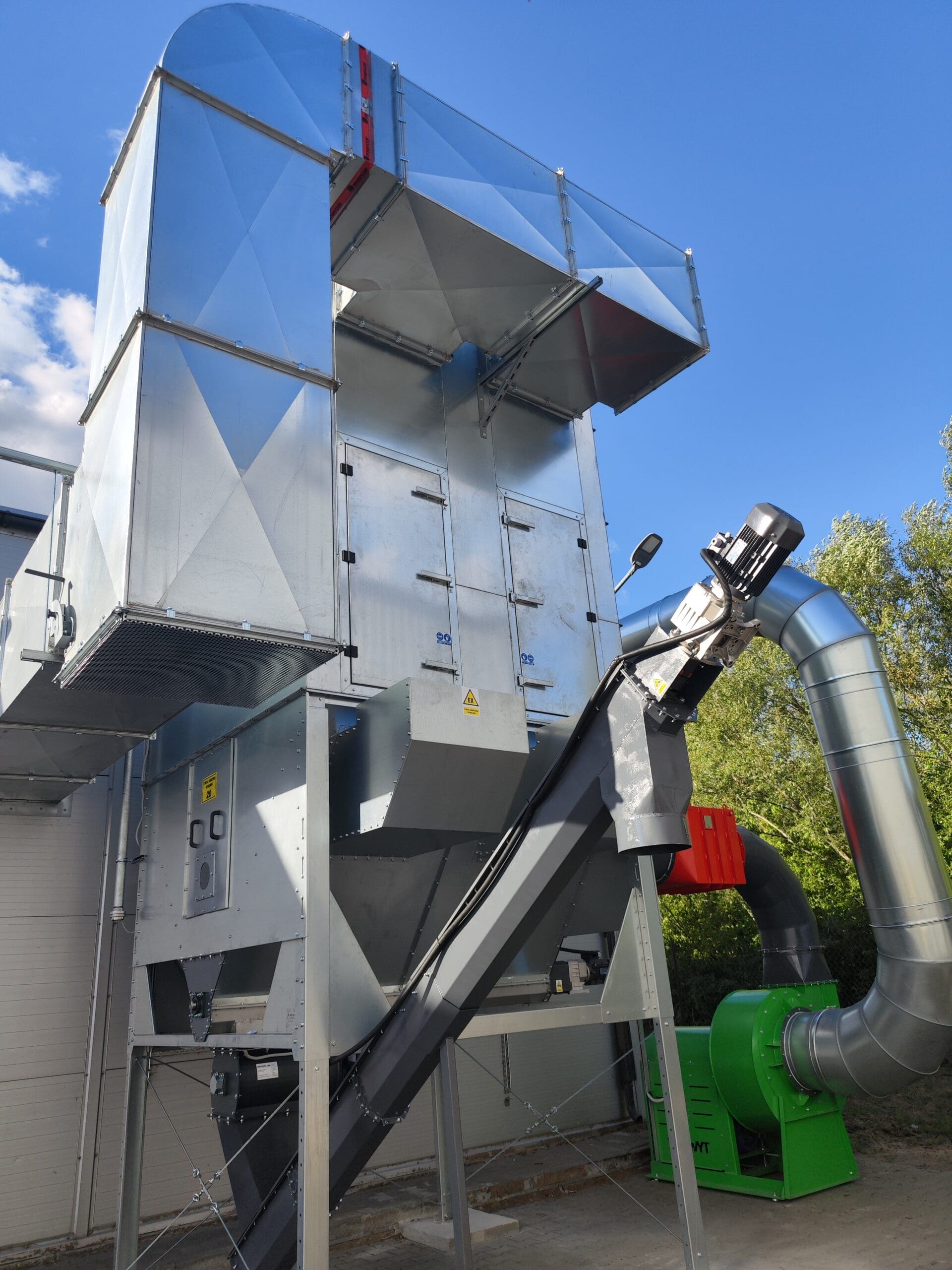 Instalacja odpylania ATEX 30 500 m³/h – realizacja RAF-POL ODPYLANIE
