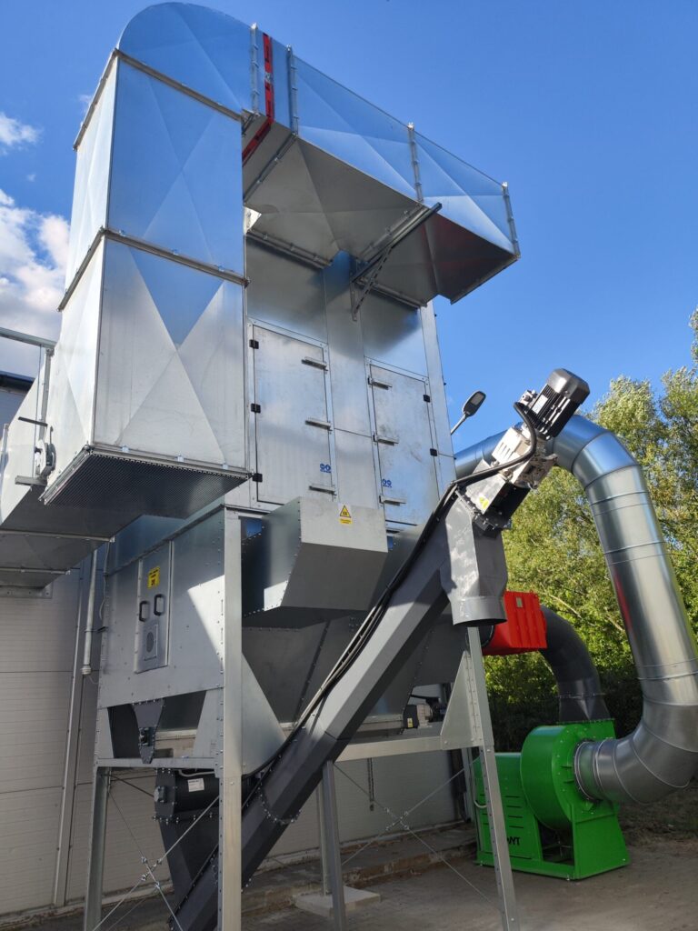 Instalacja odpylania ATEX 30 500 m³/h