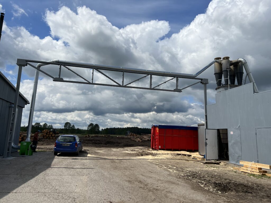 Instalacja Odpylająca - Tartak CYKLON