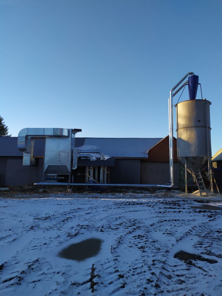 Montaż cyklonu i modernizacja instalacji odpylającej