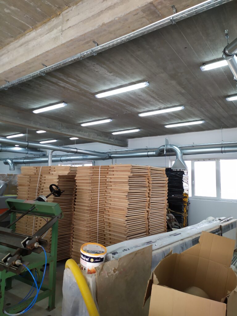 Instalacja odpylająca z powrotem powietrza w Mucharzu